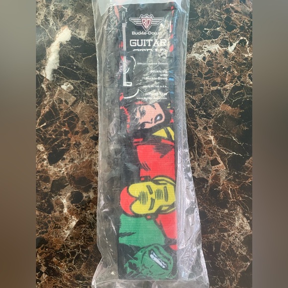 Buckle Down Marvel Guitar Strap 2”W & 29-54”L - Picture 3 of 5